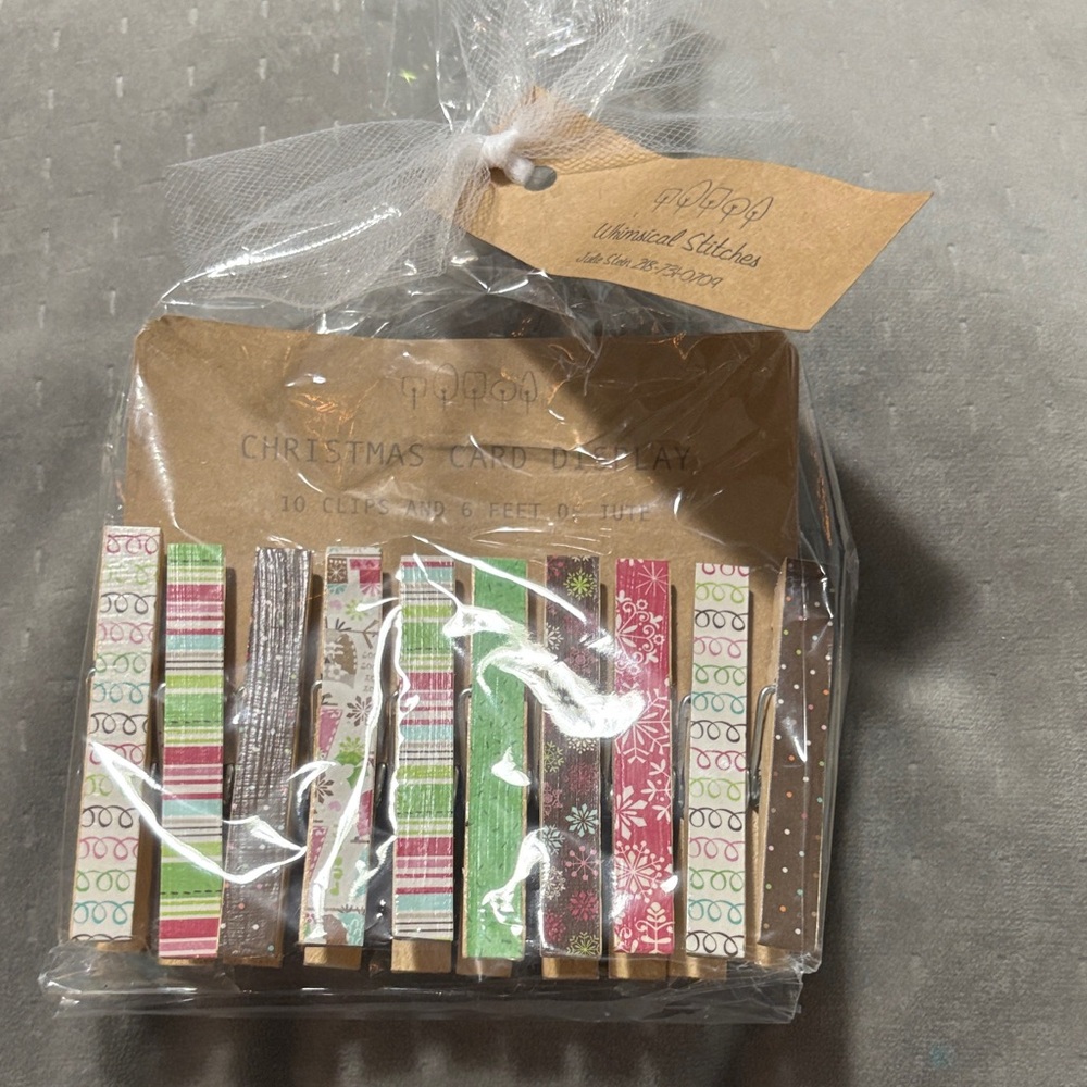 Christmas Card Display Clips Set